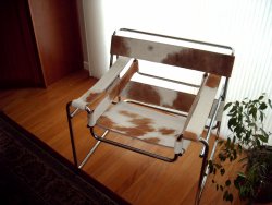 hair-on wassily chair