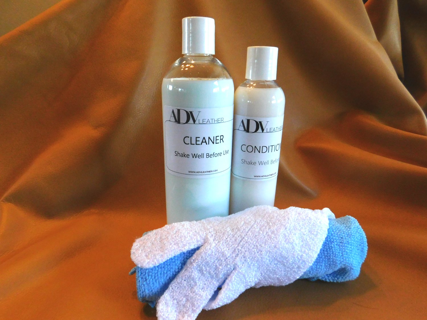 ADV leather cleaner and conditioner bundle